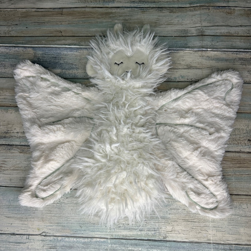 Slumberkins Plush White Sprite Snuggler Moth Butterfly Lovey